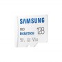 Samsung | PRO Endurance | MB-MJ128KA/EU | 128 GB | MicroSD Memory Card | Flash memory class U3, V30, Class 10 | SD adapter - 3
